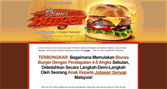 Desktop Screenshot of bisnesburger.com